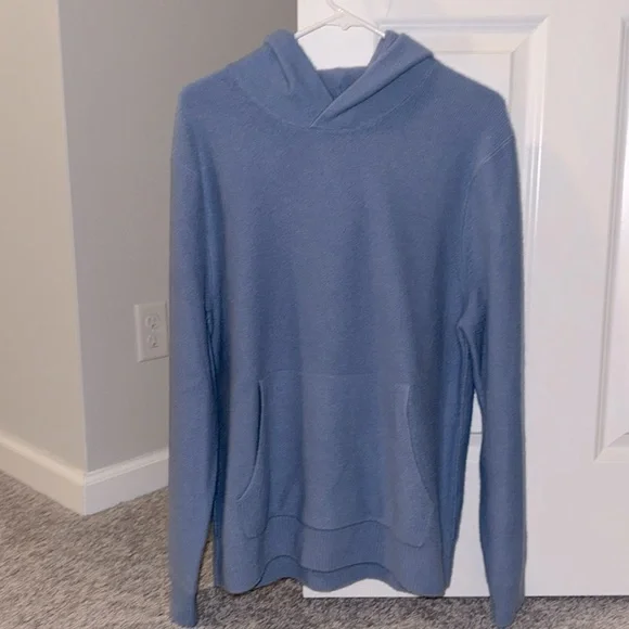 Vince Shirts Light Blue Vince Cashmere Hoodie Worn Maybe